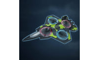 RC Fighter Jet with Wireless Controller Aerodynamic Toy Trick for Beginners