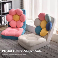 Legless Tatami Lounger Foldable Flower-Shaped Lounger Space-Saving for Students