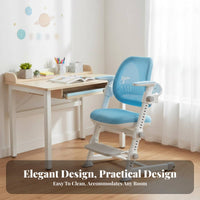 Ergonomic Student Chair Stable Frame Adjustable Split-spinerest Chair for Parents