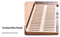 firm Wood Wooden Slat Support Moistureresistant Wooden Bunkie Board Knotwithunfold knots Bed foundation Breathable for Homeowners, Renters, DIY hobbyists, Bedroom, Guest Room, Apartment, Dormitory