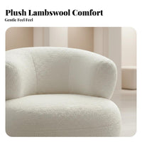 Curved Sectional Couch Light Luxury Aesthetic Curved sectional Lounger Creative Form High-Resilience Foam for Interior Designers