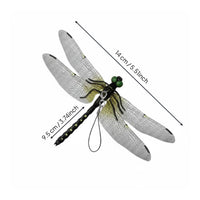 12 Pieces Dragonfly Hanging Decor Lightweight Dragonfly Ornament for Pet Collar