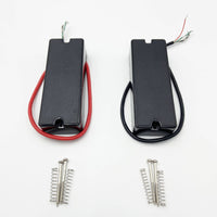 2 Pieces Electric Bass Pickups Humbucking Twin-windingCoil Pickups 4-Conductor Pickup with Screws and for Custom Guitar Build