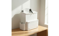 Suggestion Box with Sign Holder Clear Suggestion Box with Lock Container Acrylic Adhesive for Office, Schools