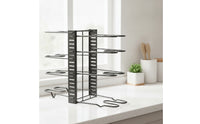 Pot and Pan Organizer Carbon Steel Pots and Pans Organizer Long-Lasting