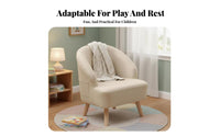 Upholstered child's Armchair Sturdy Construction Toddler Seat Ergonomic Design