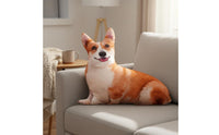 Realistic Dog Stuffed Toy Creative Gift Novelty Creature Pillow Cleanable