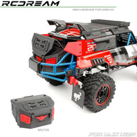 RCDream 1/12 MJX H12P Tail Tool Box Spare Battery Compartment Gundam Style Storage Box