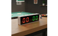 Large LED Display Billiards Electronic Scorer Long Standby Time Digital Pool Scoreboard Single-Press Scoring Sporting Goods for Tournament
