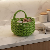 Wall Mount Produce Basket Breathable Design Kitchen Organizer for Bathroom