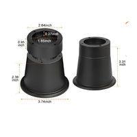 4 Pieces Furniture Leg Riser Textured Grip Furniture Lift Block Wide Base