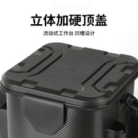一体成型装鱼桶加厚EVA活鱼桶户外手提便携硬盖打水桶路亚钓鱼箱