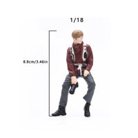 1/18 Scale Figure Facial Features 1/18 Scale Figurine Gift Idea for Display