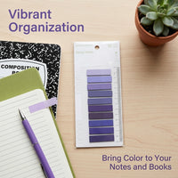 2400Pcs Transparent Index Stickers, Removable Bookmark Tabs for Students, See Through Repositionable Page Markers for Studying Textbooks
