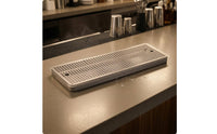 Stainless Steel drips Tray Rounded Corners Perforated drips Tray Drain Design Kitchenware
