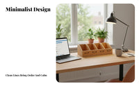 Multi-Compartment Shelf with Drawer Multwhenunctional for Study Room, Countertop