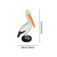 Seabird Figurine Coastal Seabird Statue Nautical for Patio