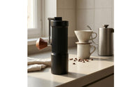 Foldable Coffee Wooden Handle Kitchen Tool Stainless Steel