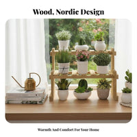 Tiered desktop Plant Stand Multitier Design Tiered desktop Organizer