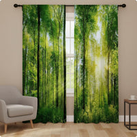 Eyelet Curtain Panel Pair Easy Care Textile Window Panels Unlined