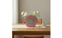 Woven Flower Basket Handmade Flower Basket Lightweight for Living Room