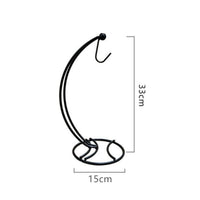 Banana Hanger Rack Double Hooks Small Fruit Holder Stand Stays Bananas Crisp