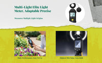 Digital light meter for indoor use