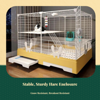 Leakproof large hare hutch