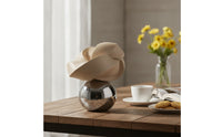 Tabletop Sculpture Contemporary Sculpture with Spherical Base Decorative Tabletop Decor for Art Collectors, Display Shelf, Reception Desk