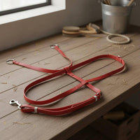 Horse Head Lowering Strap Cowhide Leather Horse Breast Strap Raised Padding