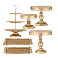 European Iron Cake Stand Set for Weddings and Dessert Shops