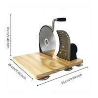 Stainless Steel Serrated Blade Adjustable Thickness Bread Cutter Uniform Cutting Manual Bread Cutter Easy to Operate for Home Bakers, Bakery