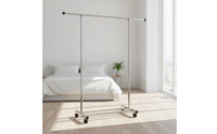 Freestanding Rolling Drying Rack Heavy Duty Clothes Rack with Wheels Space-Saving Furniture Sturdy for Laundry Room