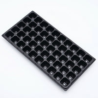 10 Pieces Seedling Tray Compartmented Starting Tray Black for Growers, Gardeners
