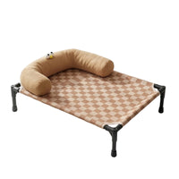 Raised Dog Bed Ventilated Elevated Dog Bed Sturdy for Bedroom, Cats