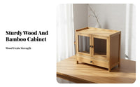 Desktop desktop shelf with Cabinet Space-Saving Desk Top Shelving Unit for Hobbyists