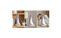 Bride and Groom Figurine Romantic Wedding Couple Figurine Tabletop Wedding Cake Topper Substitute for Newlyweds, Couples, Anniversary