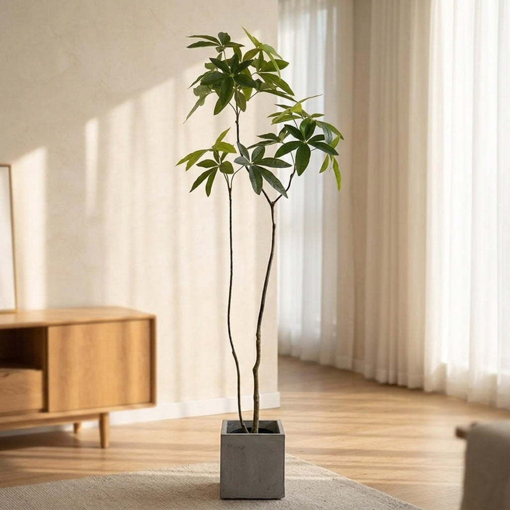 Large Nordic Artificial Traveler's Palm Plant Fake Green Potted Plant for Living Room Window Decor