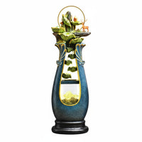 Feng Shui Water Feature Soothing Sound Cascading Waterfall Water Feature New Chinese Artistic Theme Cascading Waterfall Ornament for Living Room