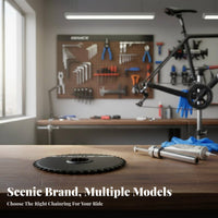 Narrow Wide Chainring CNC Machined Narrow Wide Bike Chainring Direct Mount Chainwheel Aluminum Alloy Folding Bike Crankset Disc