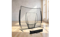 Baseball Rebounder Weather-Resistant Net-Resistant Baseball Pitchback Net Easy Setup for Coaches, Backyard, Indoor Training