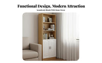 Narrow Single Unit Shelf Easy Assembly Narrow Shelving Single Unit with Doors