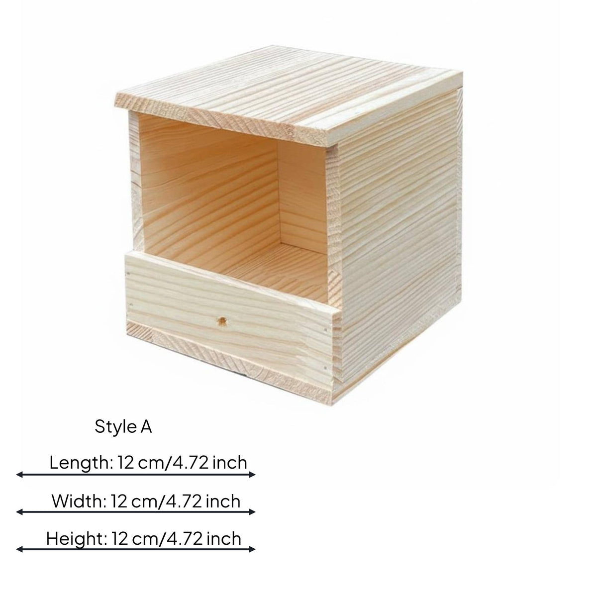 Parrot Breeding Box Sturdy Construction Bird Nesting House Secure Mounting