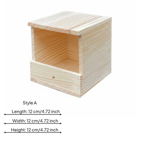 Parrot Breeding Box Sturdy Construction Bird Nesting House Secure Mounting