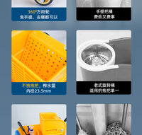 榨水车拖把桶挤水桶拖地桶商用家用拖布桶压水器清洗拖把柞水车头