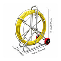 Sturdy Cable Puller with Pulling Head Heavy-Duty Cable Reel Frame Long-Lasting Wire Rack Dispenser Multi-Purpose for Electrical Installation