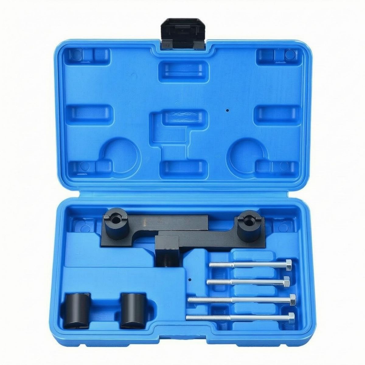 Automotive Timing Tool Kit Custom-Shaped Compartments Timing Fixture Set Threaded Fasteners Engine Camshaft Alignment Kit for Mechanics