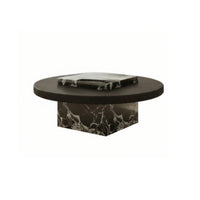 2 Pieces Minimalist look Round Nesting Tables Modern Aesthetic Round layering Table Set Space-Saving Design Household Furniture Sturdy Construction for Homeowners, Apartment Dwellers, Interior Decorators, Living Room, Small Spaces, Lounge Area, Bedroom