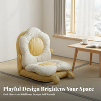Adjustable Floor Mat Lounger Foldable Design Adjustable backrestrest Floor Lounger