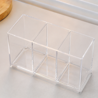 Pen Holder, Desktop Storage, Pen Pouch, Large Capacity, Transparent, Desk Organizer, Student, Remote Work, Small Items Case, Office, 9/12/18/7/6.5cm